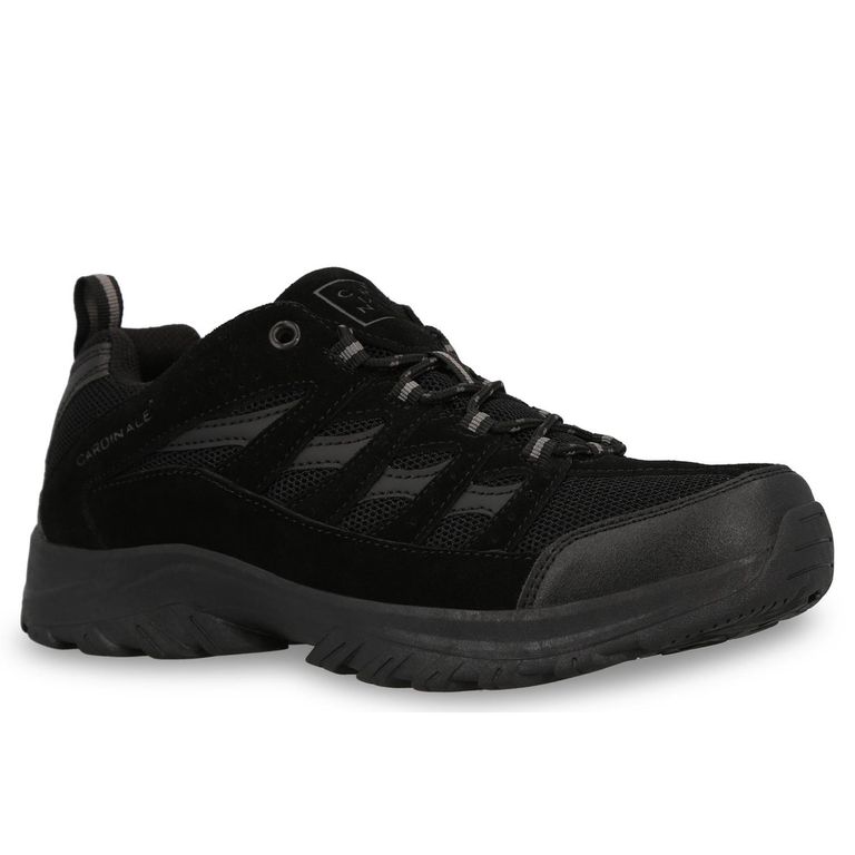 Zapatilla Waterproof Outdoor Hombre Cuero Praz Negro