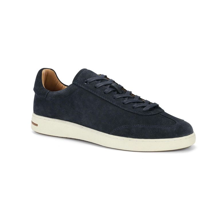 Zapatilla Urbana Hombre Cuero After Azul