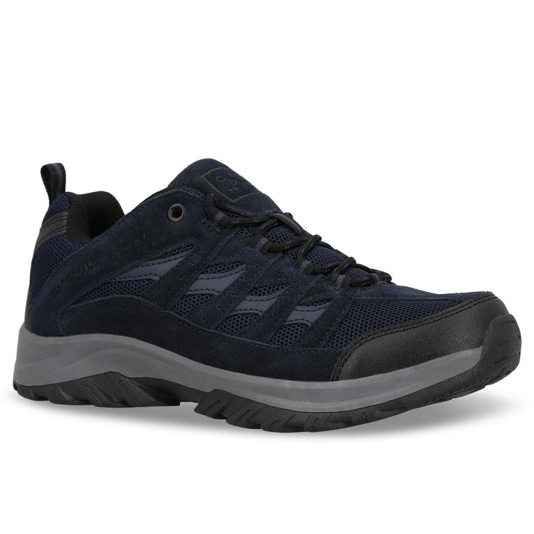 Zapatilla Waterproof Outdoor Hombre Cuero Praz Azul