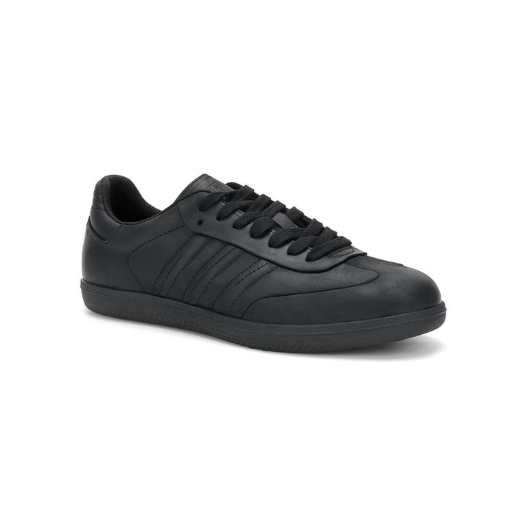 Zapatilla Urbana Hombre Cuero Janeiro Negro
