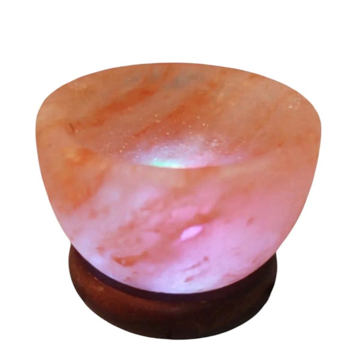 GENERICO - Lámpara De Sal De Cristal Con Luz Nocturna Variable