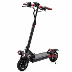 21K SPORTS - Scooter Electrico Plegable Doble Suspension Freno Disco LED