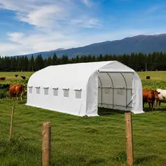 IGPRO - Invernadero Tunel 18 M2 6x3x2m Blanco
