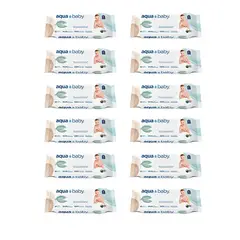 AQUA BABY - Toallitas Húmedas Aquababy Biodegradables 60 - 12 Unidades