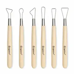 GIORGIONE - Set Herramientas Modelado Arcilla Cerámica 6 Piezas - PS
