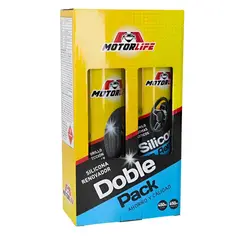 MOTORLIFE - Pack Silicona 450cc + Renovador 650cc Neumáticos