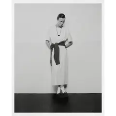 AURE 0001 - Vestido De Mujer Cotton Dress Con Manga Crudo