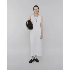 AURE 0001 - Vestido De Mujer Cotton Dress Sin Manga Crudo