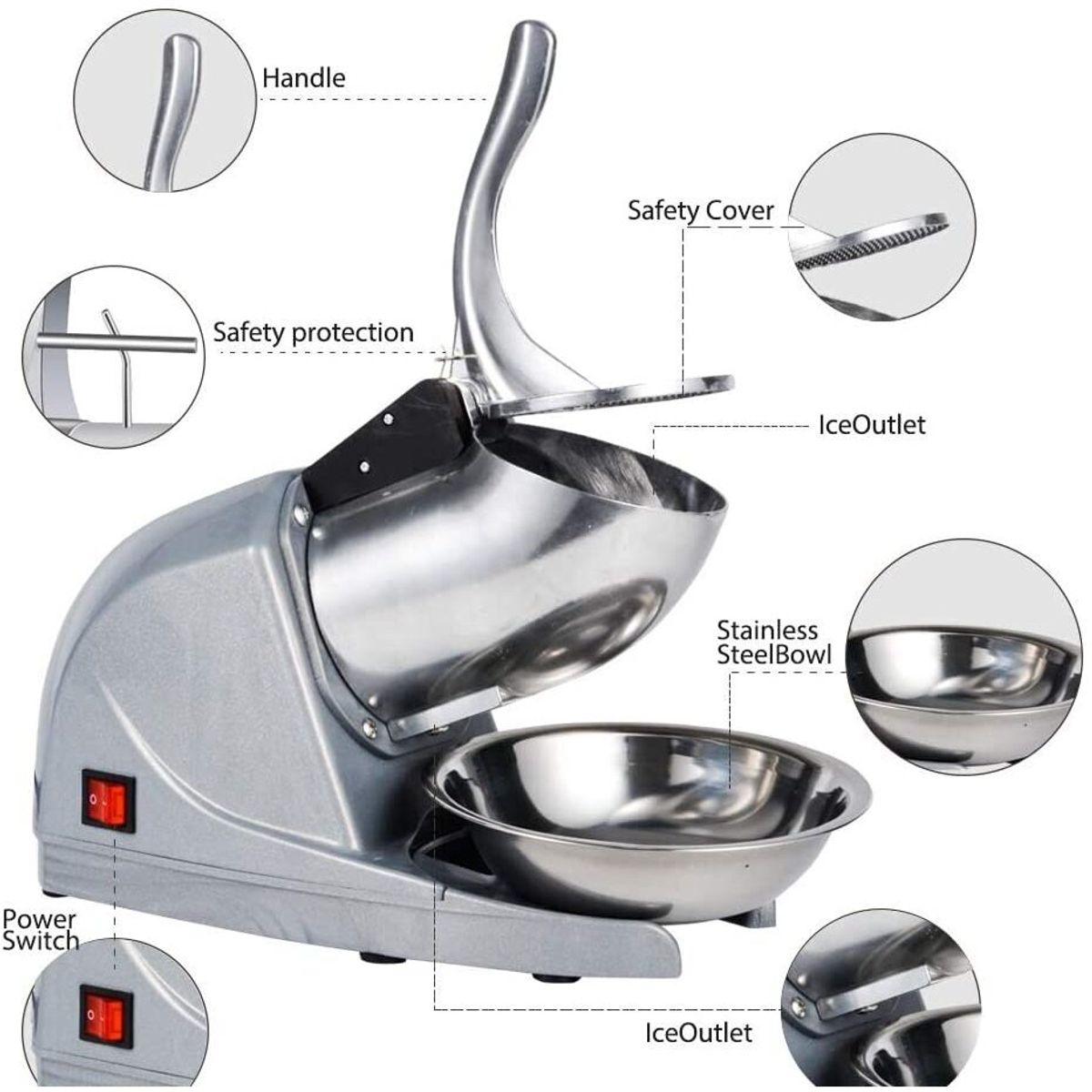 TUDESCUENTO - Triturador De Hielo