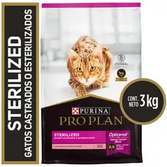 PRO PLAN - Gato Sterilized Optirenal 3 Kg