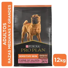 PRO PLAN - Perro Sensitive Skin Salmón Optiderma 12 Kg