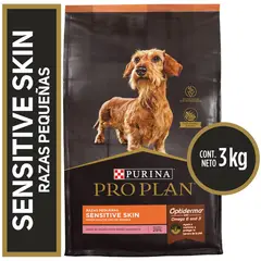 PRO PLAN - Perro Sensitive Skin Salmón Raza Pequeña 3 Kg