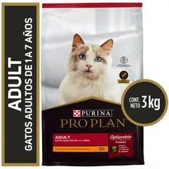 PRO PLAN - Cat Adult Optiprebio Prebiotic Gato 3 Kg