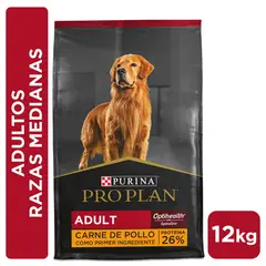 PRO PLAN - Adult Optihealth Raza Mediana Perro 12 Kg