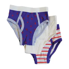 PUMUCKI - Set de tres Calzoncillos 100% Algodón Niño