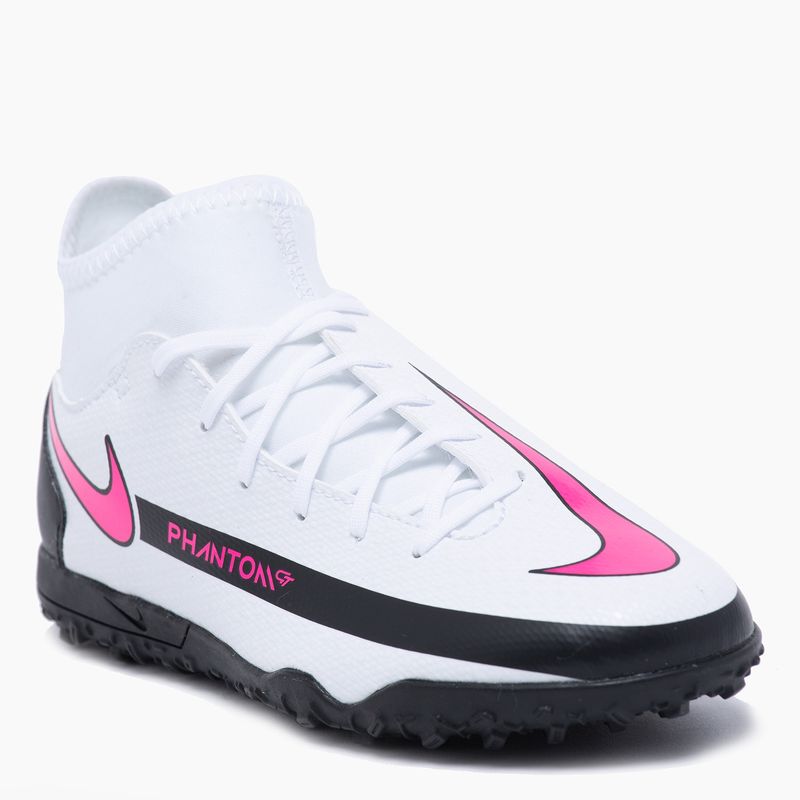NIKE - Jr Phantom Gt Club Df Tf Zapatilla Fútbol Niño Blanco (31 A 37.5) Nike