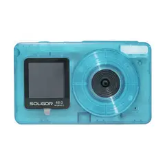 SOLIGOR - Camara Digital DC06T Selfie Blue Transparent