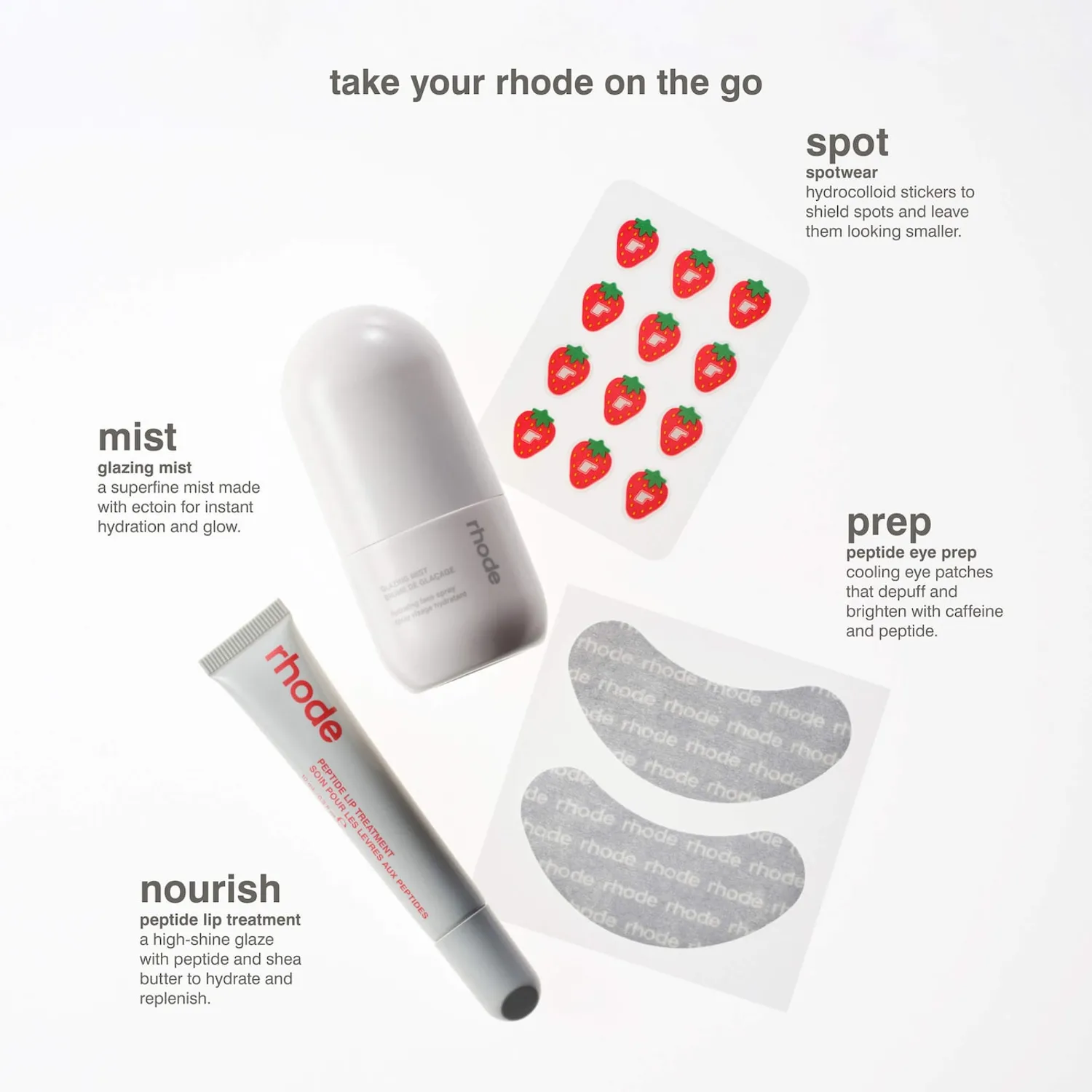 RHODE Parches Anti-Acne con Hidrocoloides Spotwear Rhode