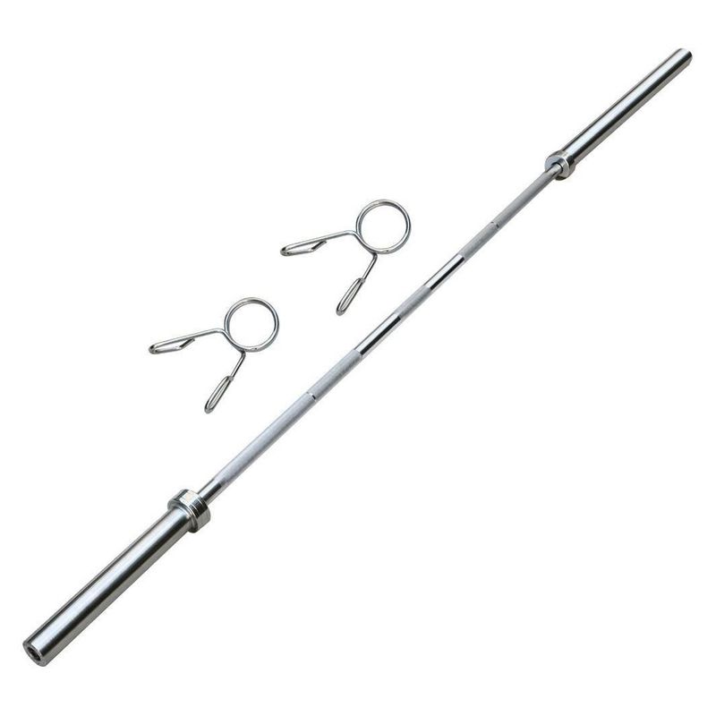 GENERICO - Barra Olimpica Profesional 150Cm 4 Rodamientos