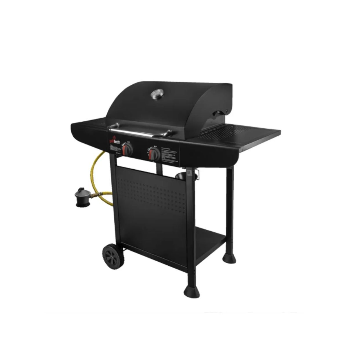 GRILLTECH - Parrilla a Gas Alarce 2 Quemadores con Bandejas Laterales