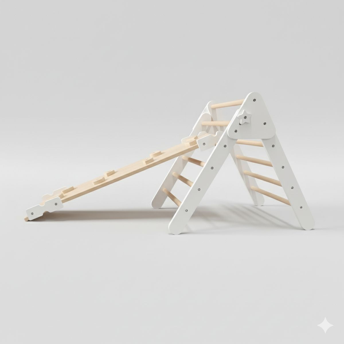 MARDO - TRIANGULO PIKLER MADERA MARDO CON RAMPA 2 EN 1