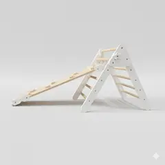 MARDO - TRIANGULO PIKLER MADERA CON RAMPA 2 EN 1