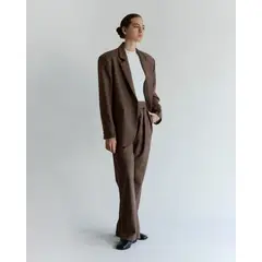 AURE 0001 - Pantalón de Mujer Trousers Cafe Lavado