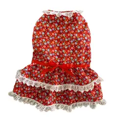 MASCOTACHIC - Vestido Huasa Rojo talla S