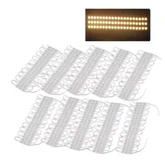 WANT - Modulo Led Calugas 3 Leds 1.2w Dc12v 3000k /Luz Calida 200 Piezas