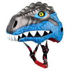 DEFENSOR FOREVER - Casco Infantil Dinosaurio 3D BatFox Certificado Luz USB