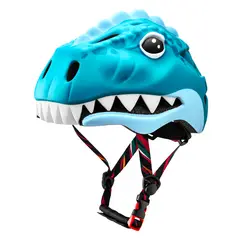DEFENSOR FOREVER - Casco Infantil Dinosaurio 3D BatFox Certificado Luz USB