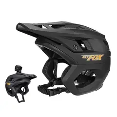 DEFENSOR FOREVER - Casco Integral BatFox Certificado con Soporte para Cámara Acción