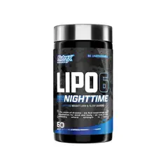 NUTREX - Lipo 6 Black Nighttime 60 Caps Quemador Sin Estimulantes
