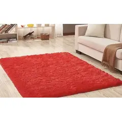 GENERICO - Alfombra Peluda Shaggy Antideslizante 150 x 200 Cm