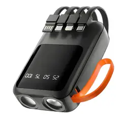 GENERICO - Power Bank R47 10000mAh Carga Rápida LED Pantalla
