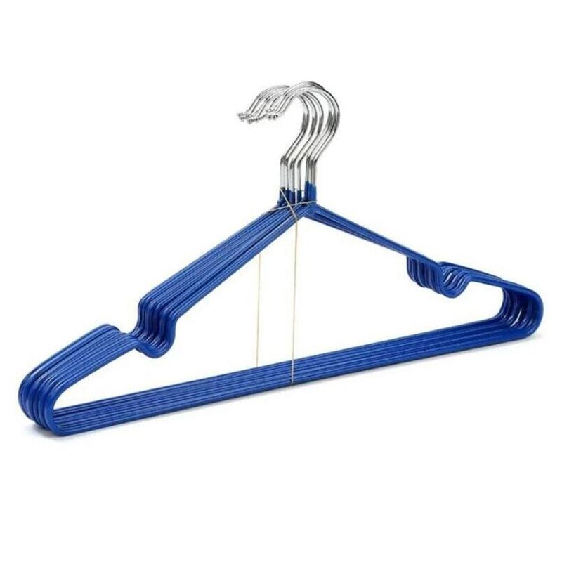 GENERICO - Ganchos Colgador Ropa Metálicos 10 Unidades