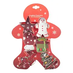 GENERICO - Cortador de Galletas de Navidad: Moldes para Repostería