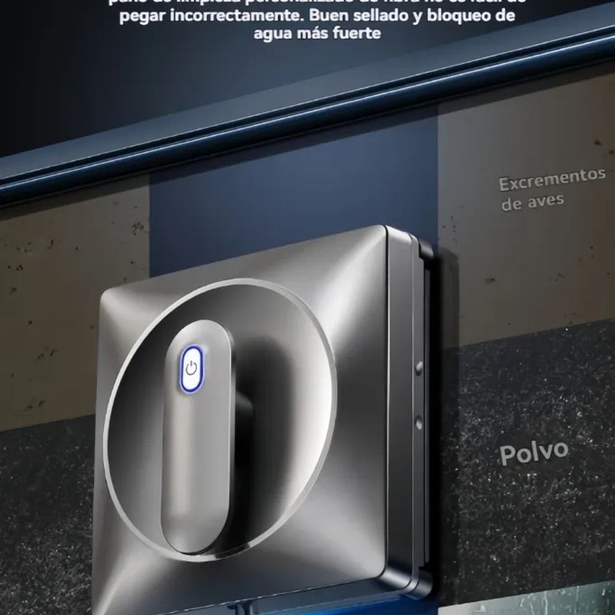 VIDA BUENAS - Robot Limpiavidrios Inteligente Eléctrico + Control Remoto