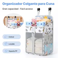 ZSPK - Almacenamiento para Pañales y Accesorios |Organizador de Pañales para Cuna de Bebé