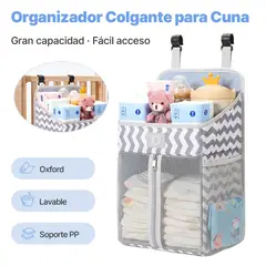 ZSPK - Almacenamiento para Pañales y Accesorios Organizador de Pañales para Cuna de Bebé