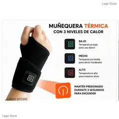 MOVI - Muñequera Térmica con Vibracion y 3 Niveles de Calor