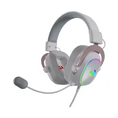 REDRAGON - Audífonos Gamer Zeus X H510 Rgb Color Blanco