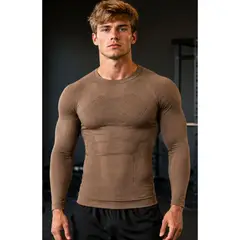 LOOK SHOP - Camiseta Hombre Compresión. Deportiva Gimnasio, Primera Capa 7463