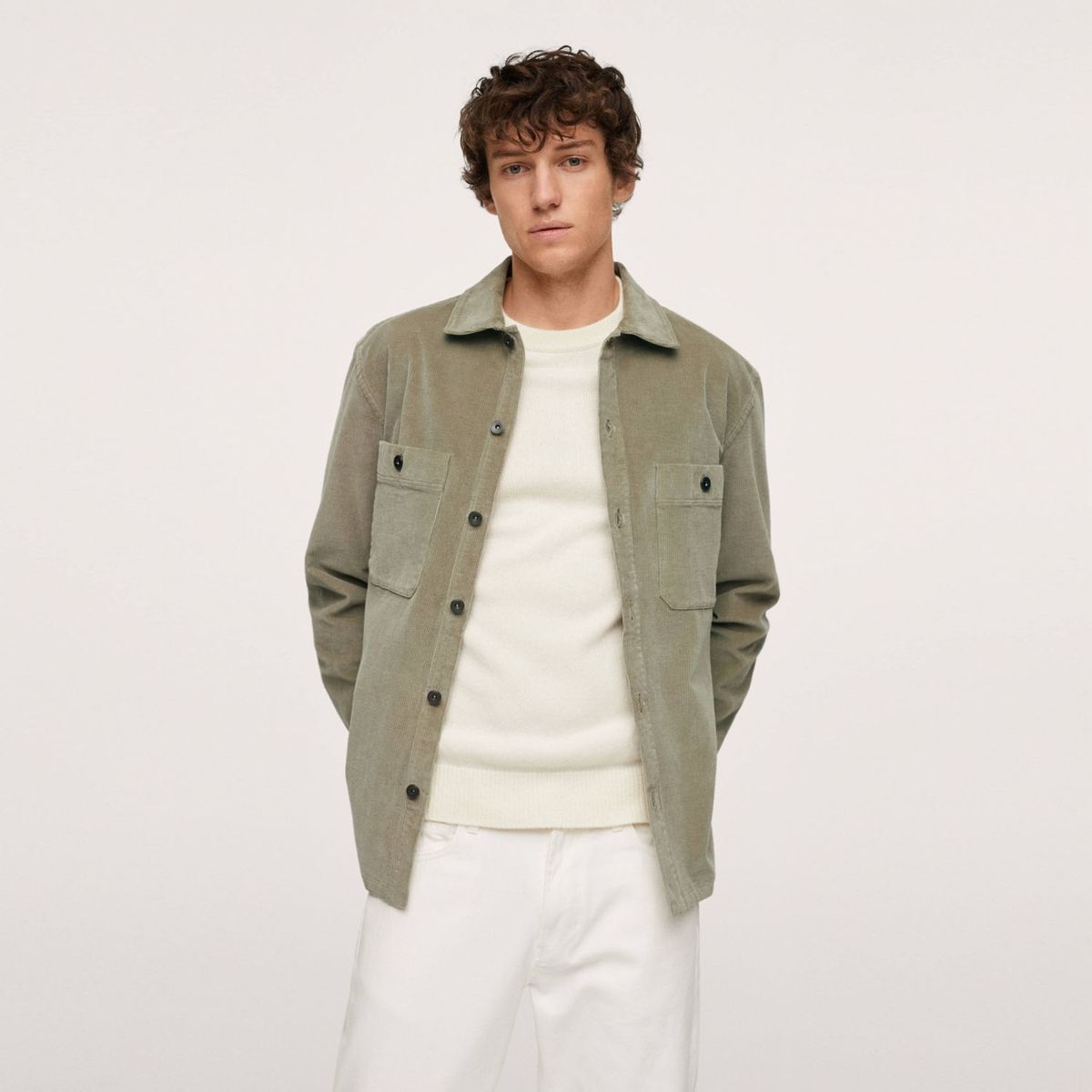 MANGO MAN - Sobrecamisa Algodon Hombre