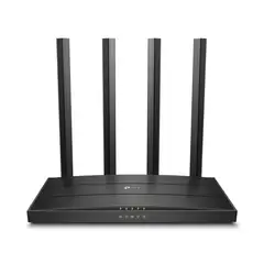 TP LINK - Router - TP-Link - Archer C6 - Wi-Fi 5 - AC1200 - Dual Band 2.4 / 5 GHz - LAN x4 - 10/100/1000