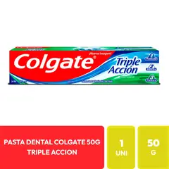 COLGATE - Crema de Dientes Triple Acción 50 grs