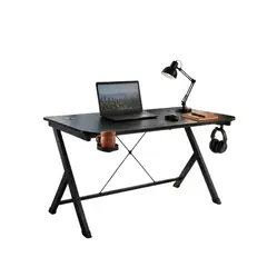 BABYLUNA - Escritorio Mesa Gamer Con Soportes Para Vaso Y Audífonos