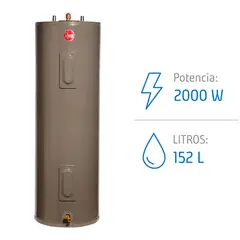 RHEEM - Termo Eléctrico 152 Litros 2 kW de Piso