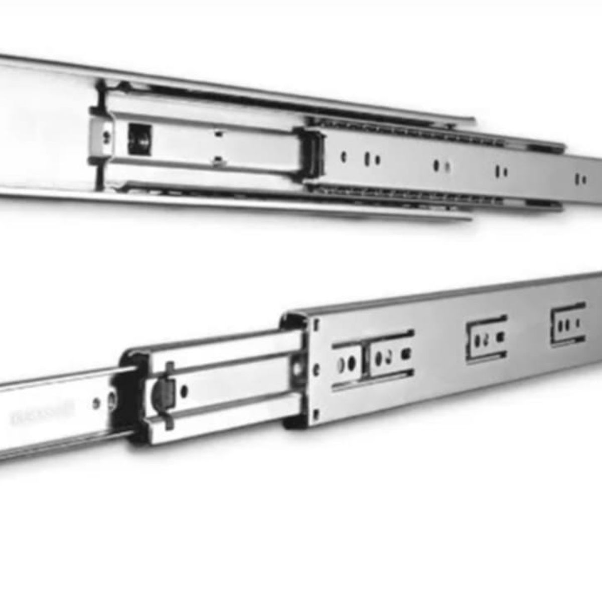 DUCASSE - Pack 2un Correderas Telescópicas 350mm Par Ducasse Cajón Gris