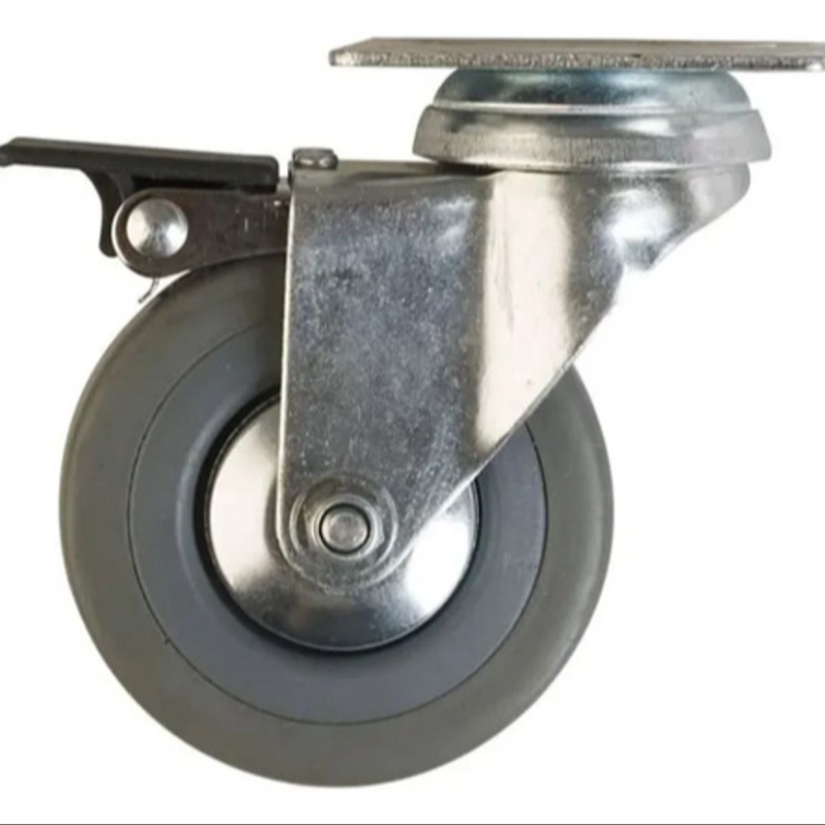 LIOI - Pack 4 Ruedas Giratorias Para Carros Muebles Freno 3  Lioi Gris